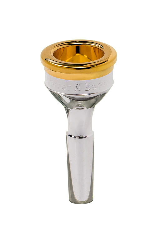 Trombone Mouthpiece BSP With Gold Rim