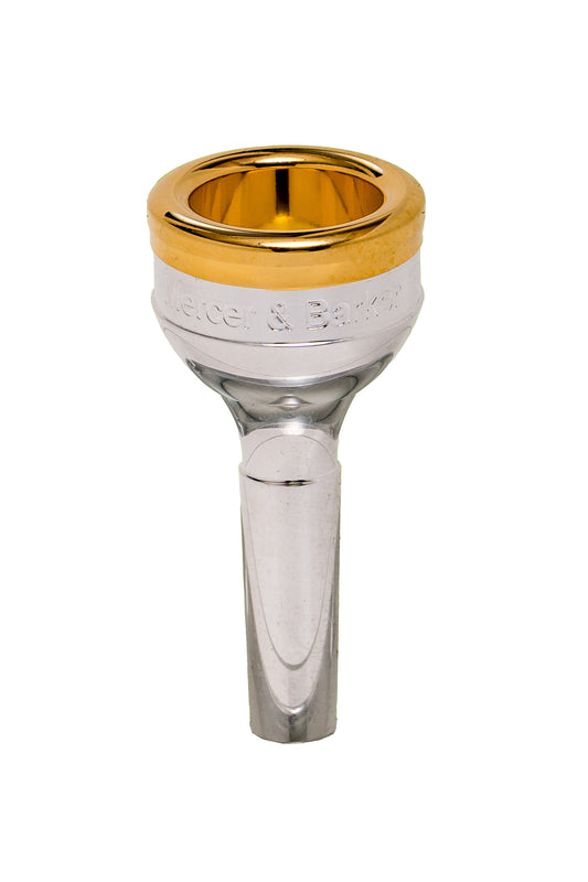 Bass Trombone Mouthpiece Gold Rim